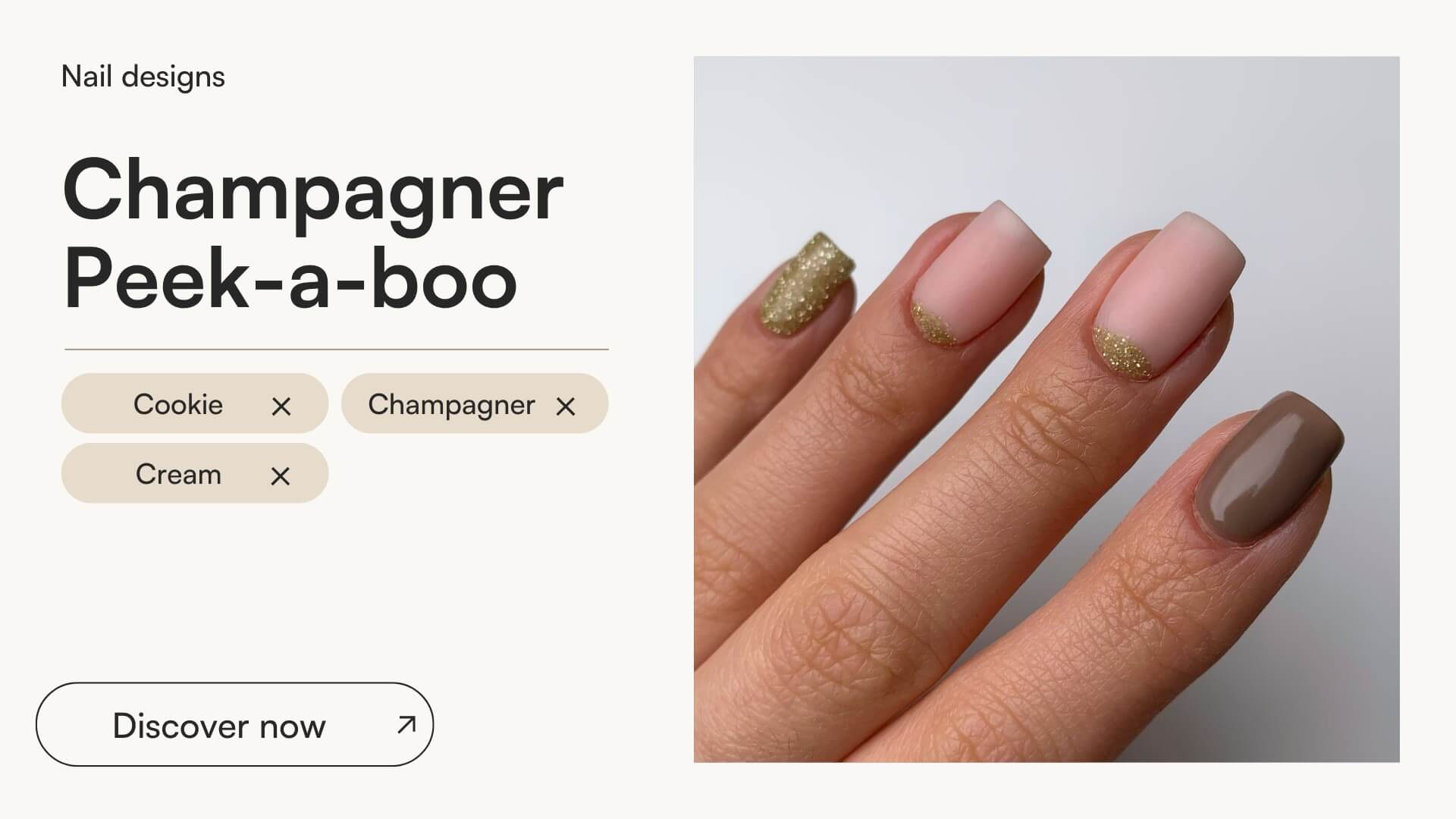 Champagner Peek-a-boo Design