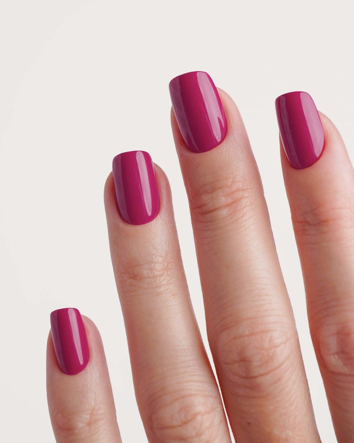Acai Berry Short Square Soft Gel Press Ons