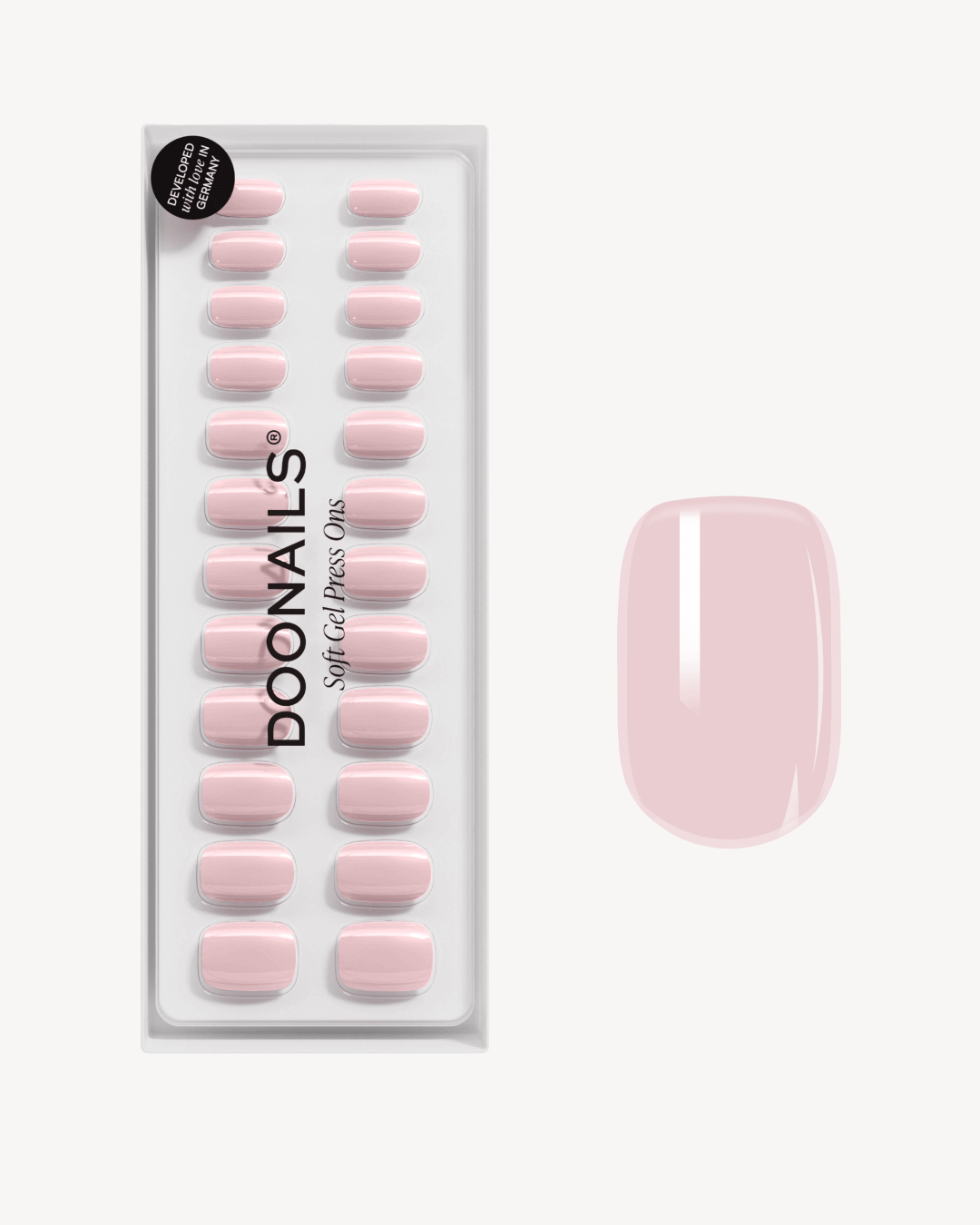 Ballerina Short Square Soft Gel Press Ons - US Doonails
