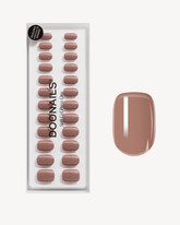 Espresso Extra Short Square Soft Gel Press Ons - US Doonails