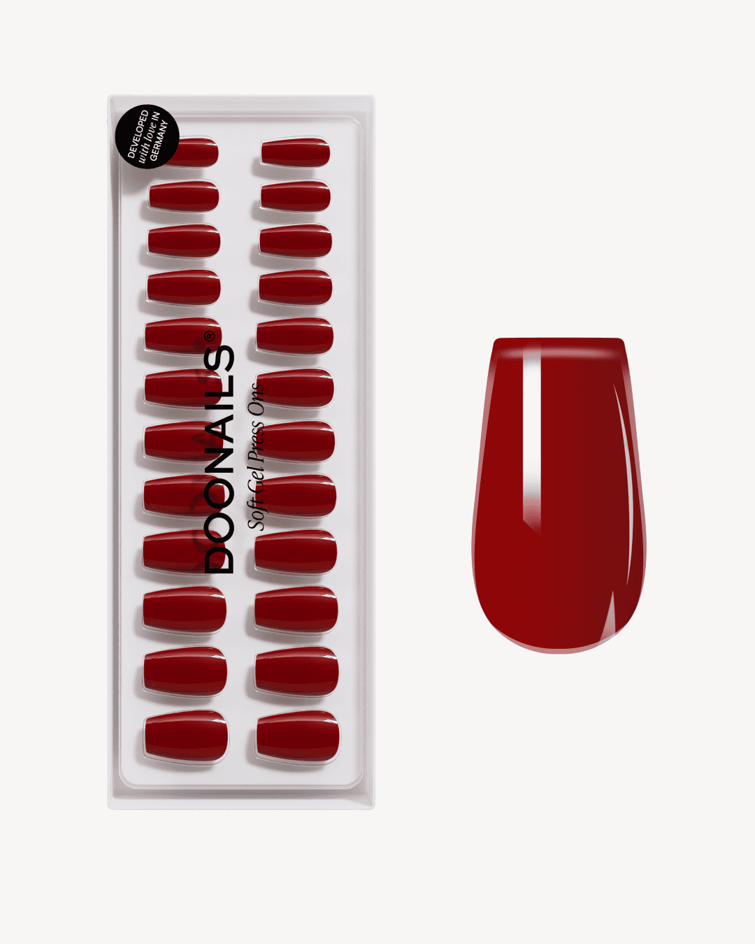 Mon Cheri Short Coffin Soft Gel Press Ons - US Doonails