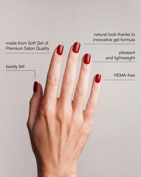 Mon Cheri Extra Short Square Soft Gel Press Ons