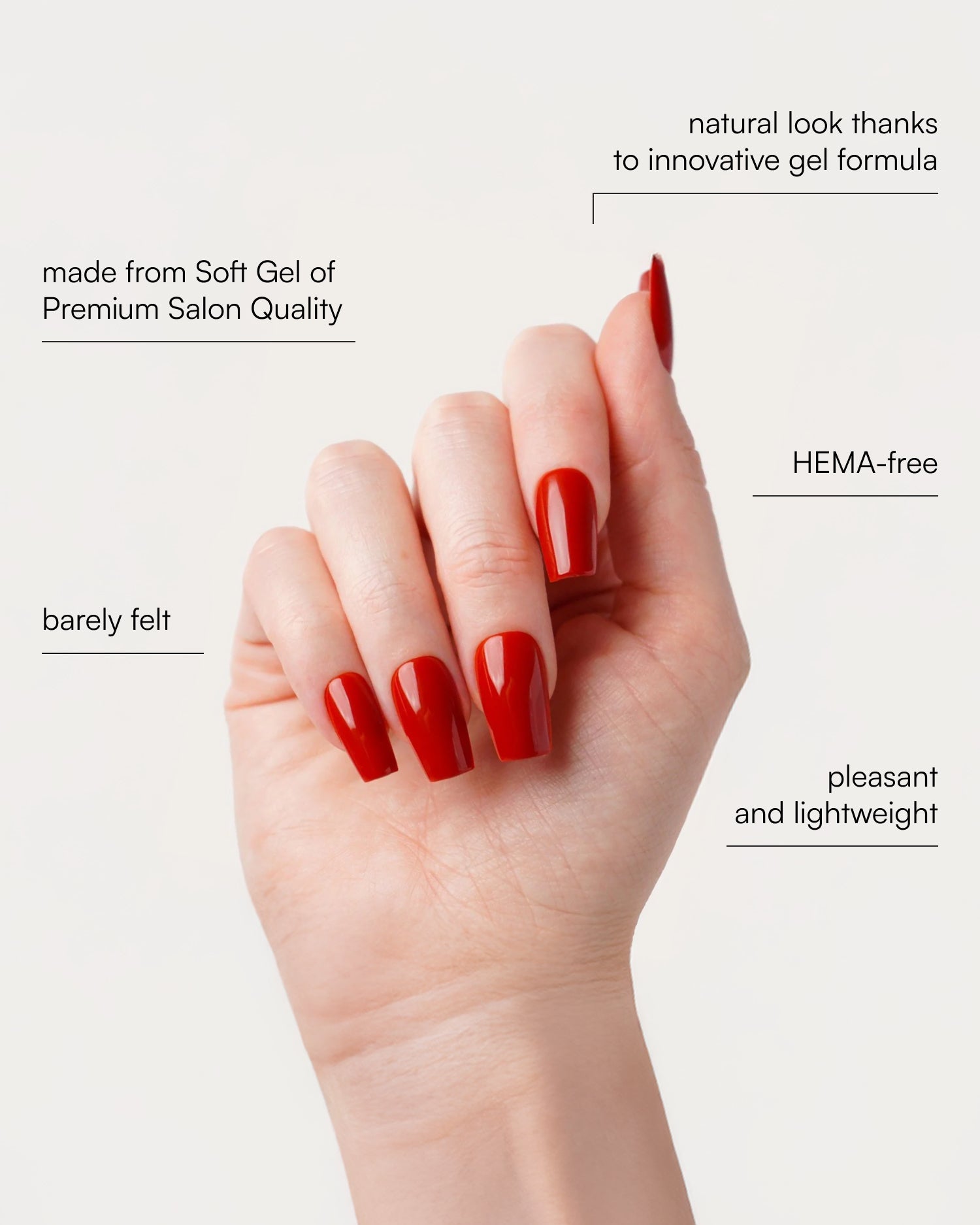 Mon Cheri Short Coffin Soft Gel Press Ons