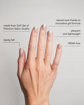 Toffee Extra Short Square Soft Gel Press Ons
