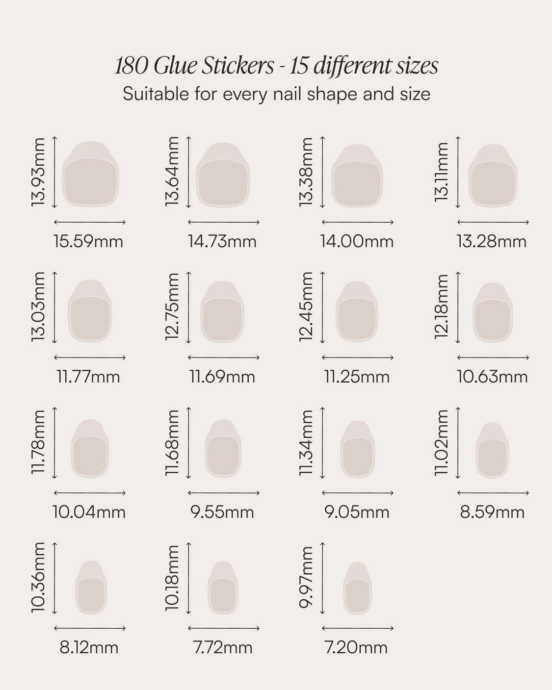 Adhesive Nail Tabs - Doonails US