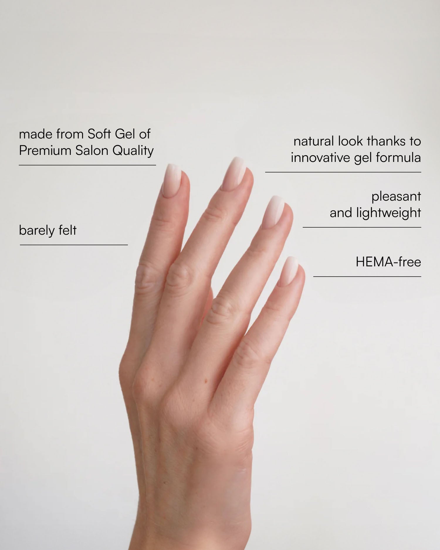 Babyboomer Short Square Soft Gel Press Ons - Doonails US