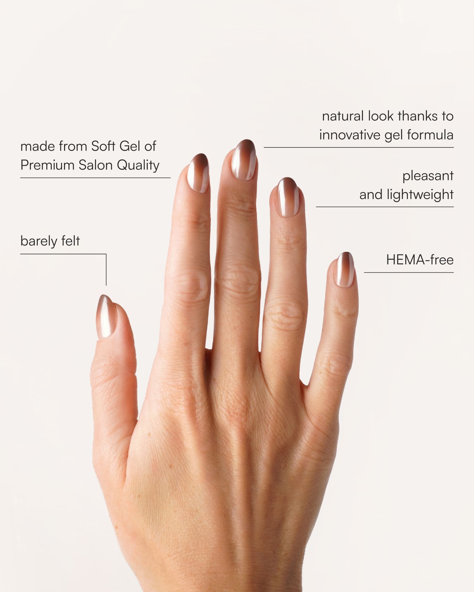 Brownie Short Round Soft Gel Press Ons - Doonails US