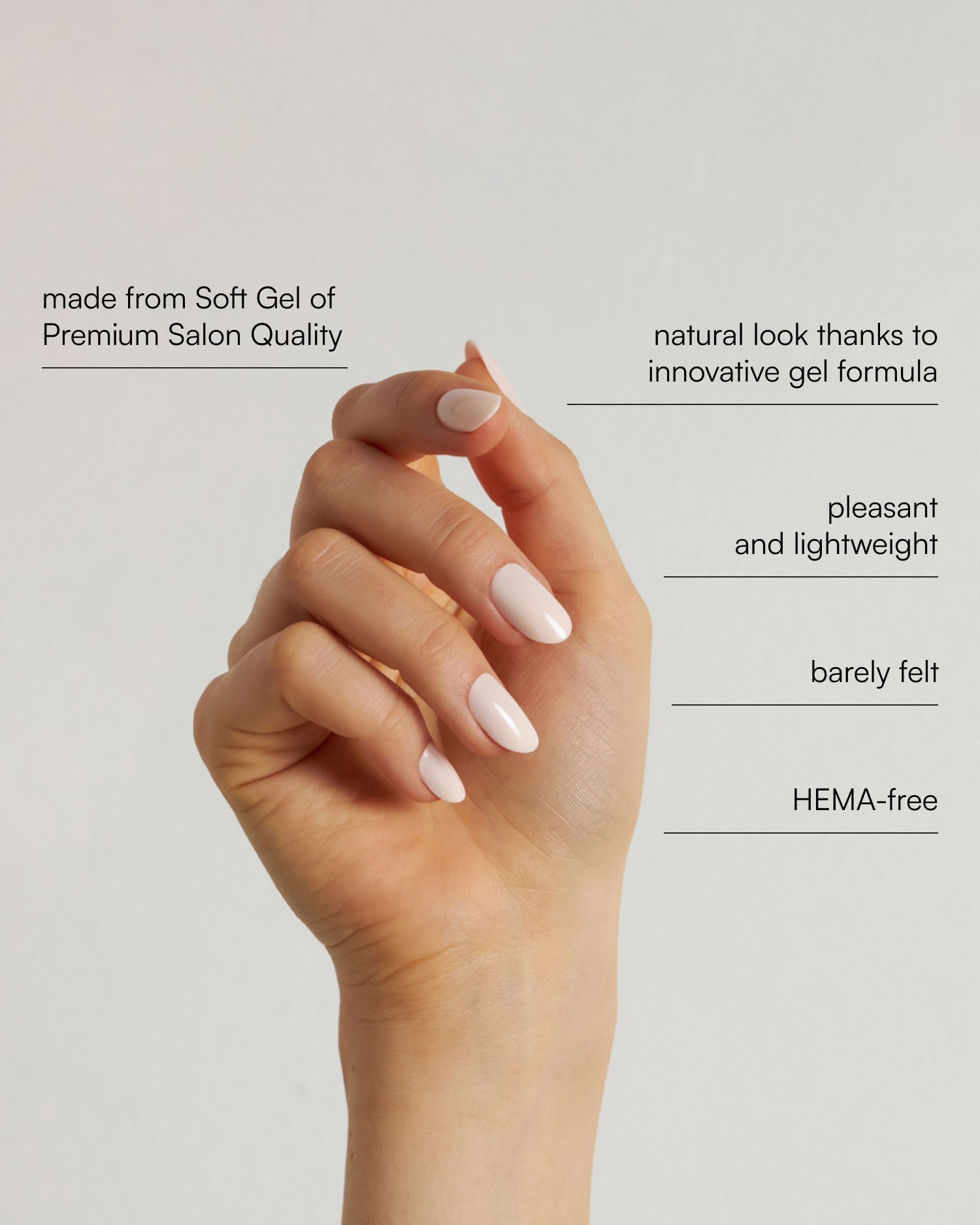 Cheesecake Medium Round Soft Gel Press Ons - Doonails US