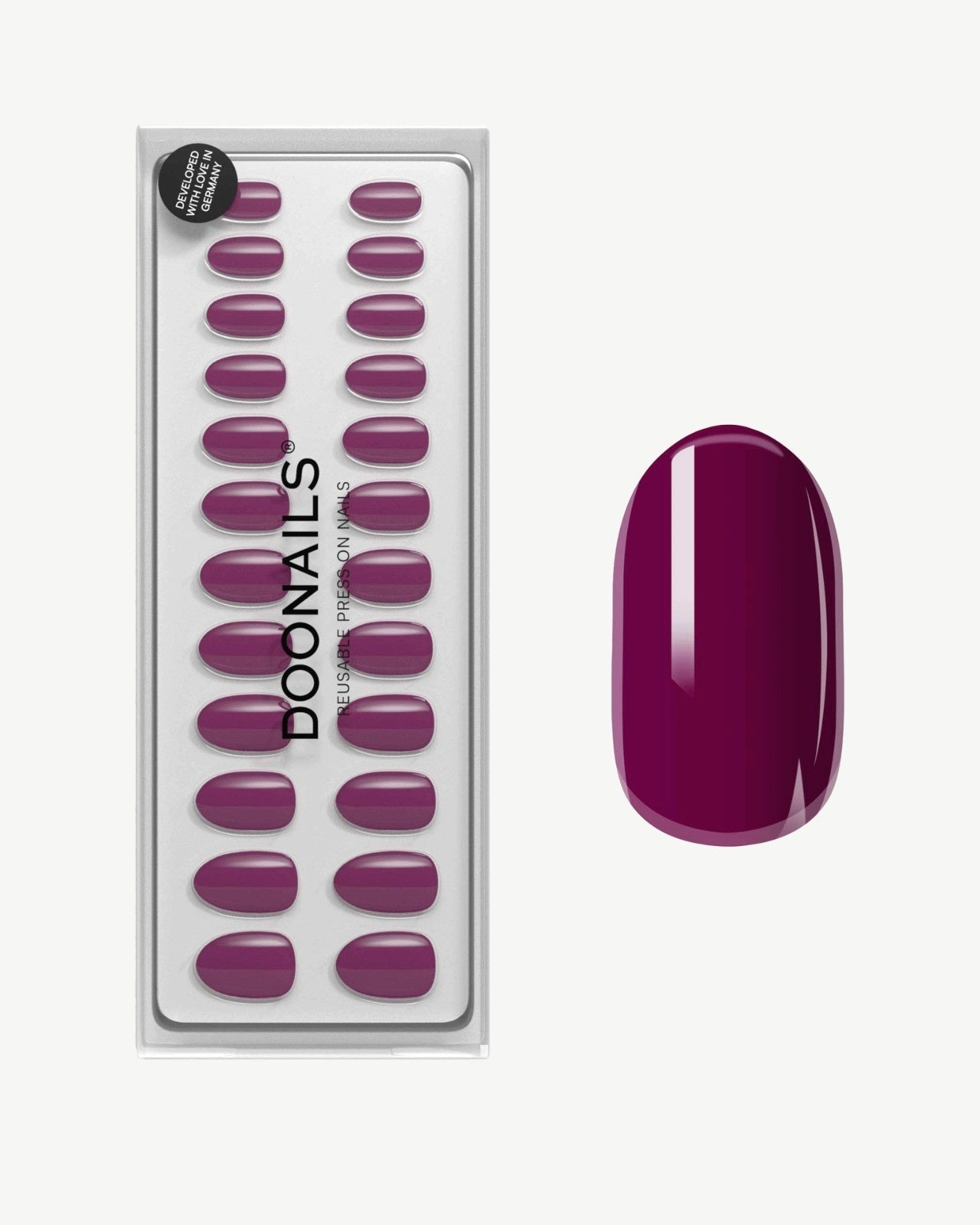 Into You Medium Round Soft Gel Press Ons - Doonails US