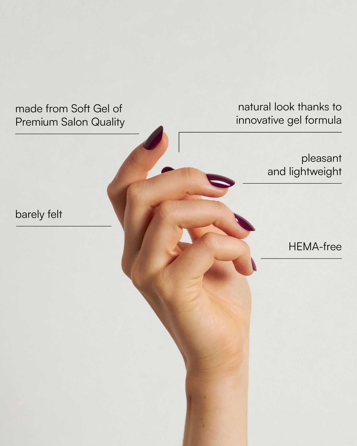 Into You Medium Round Soft Gel Press Ons - Doonails US