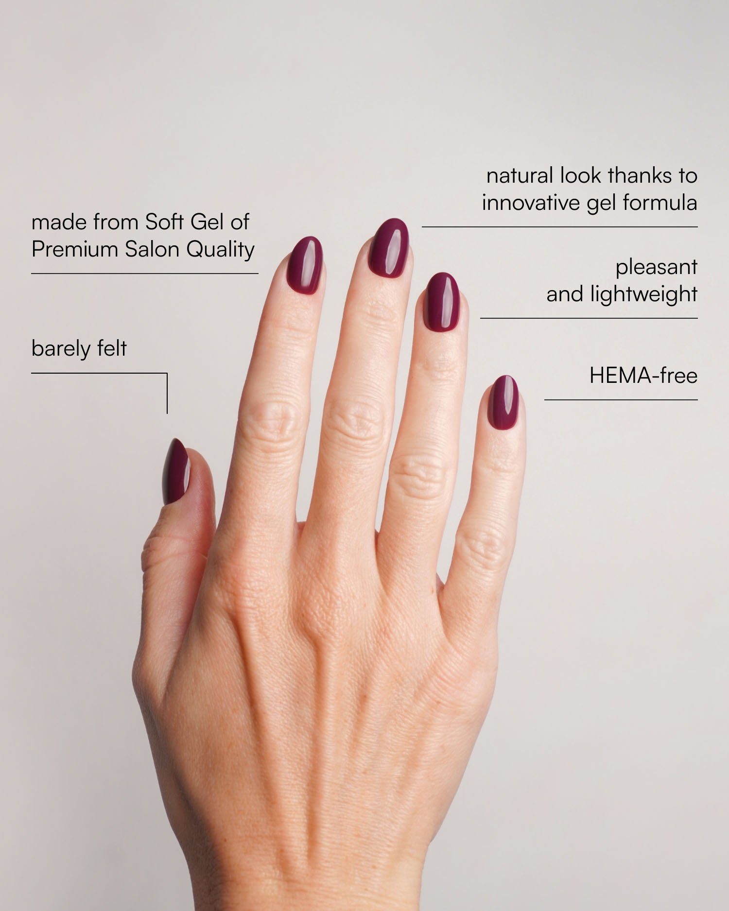 Into You Short Round Soft Gel Press Ons - Doonails US