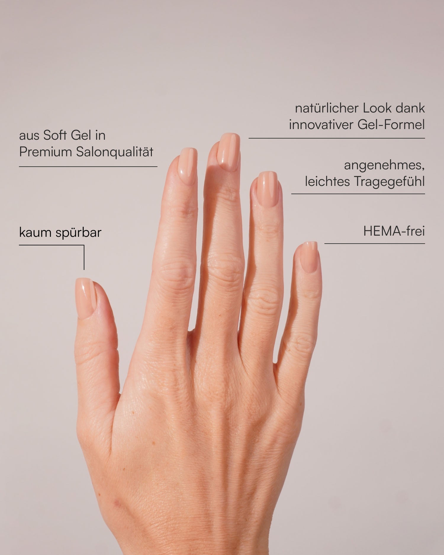 Latte Short Square Soft Gel Press Ons - Doonails US