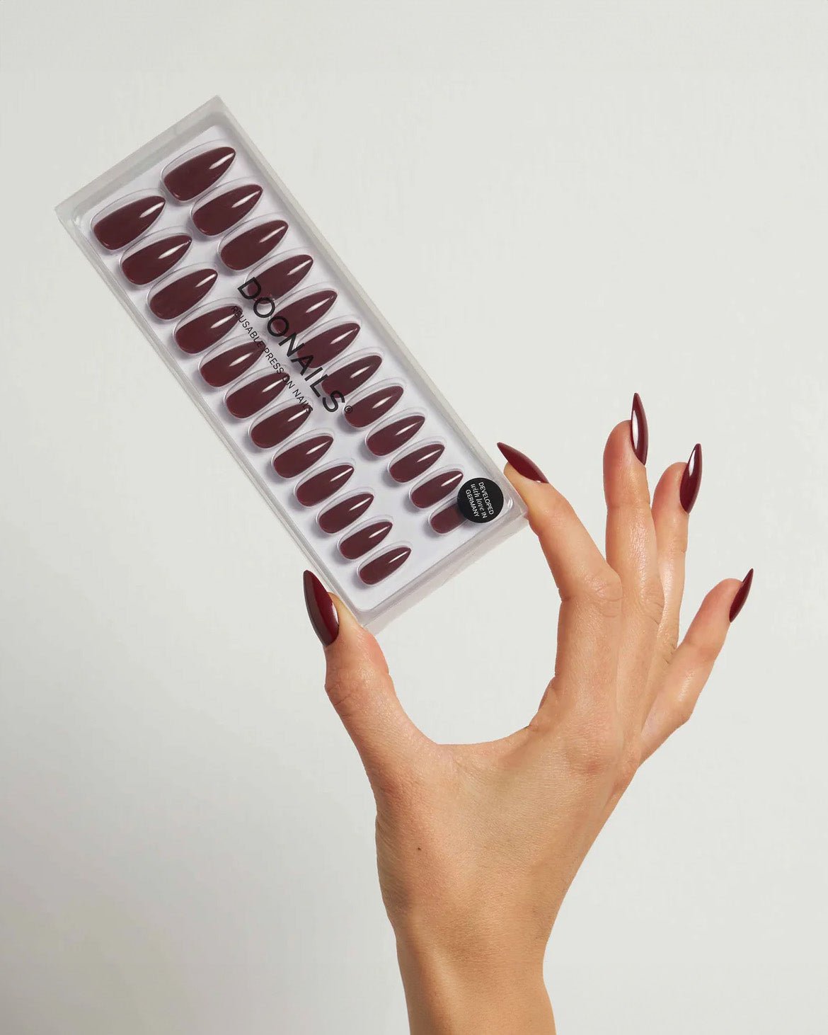 Love Paris Medium Almond Soft Gel Press Ons - Doonails US