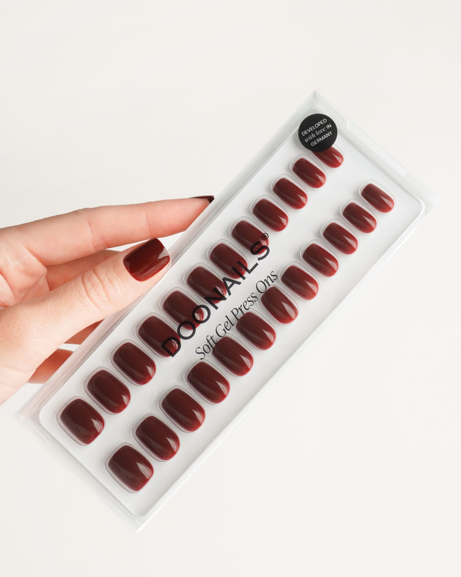 Love Paris Short Square Soft Gel Press Ons - Doonails US