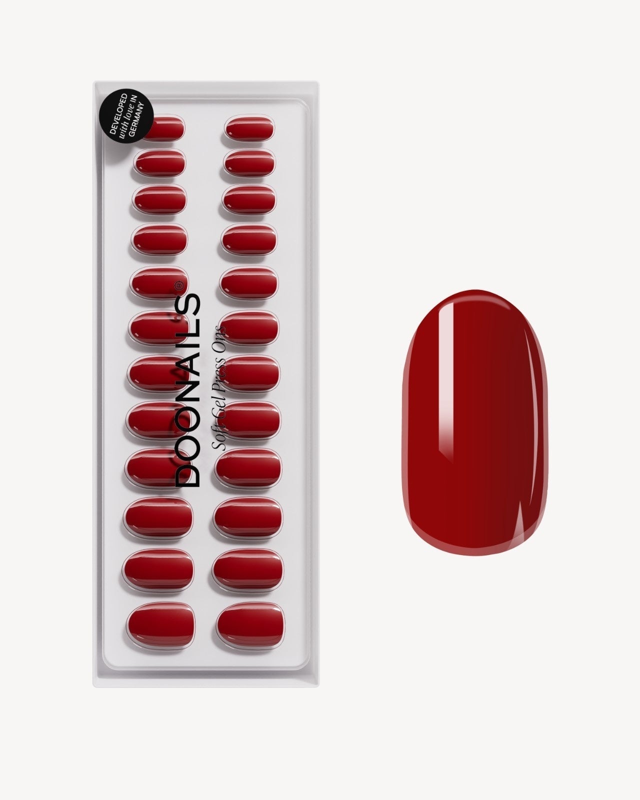 Mon Cheri Medium Round Soft Gel Press Ons - Doonails US