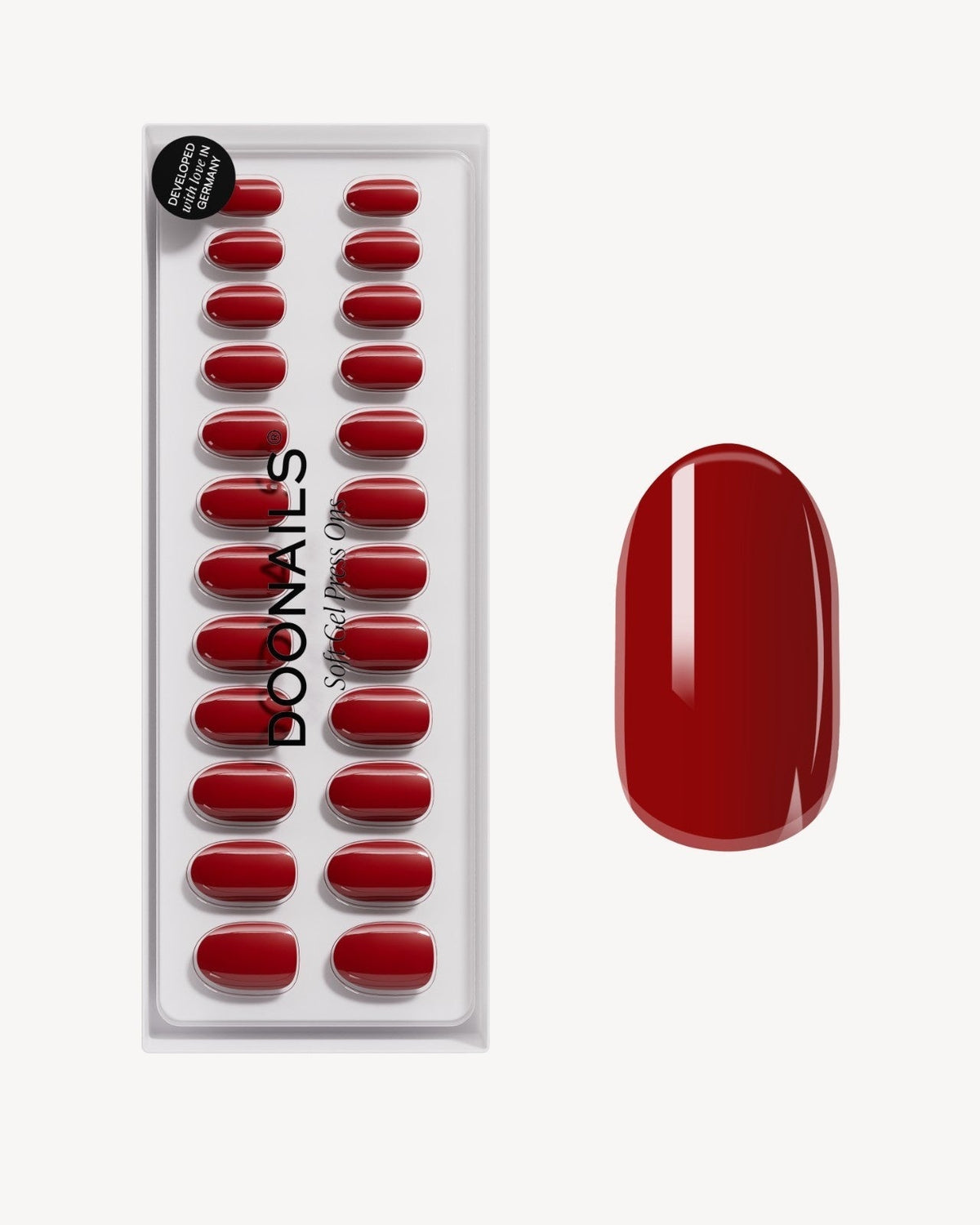 Mon Cheri Medium Round Soft Gel Press Ons - Doonails US