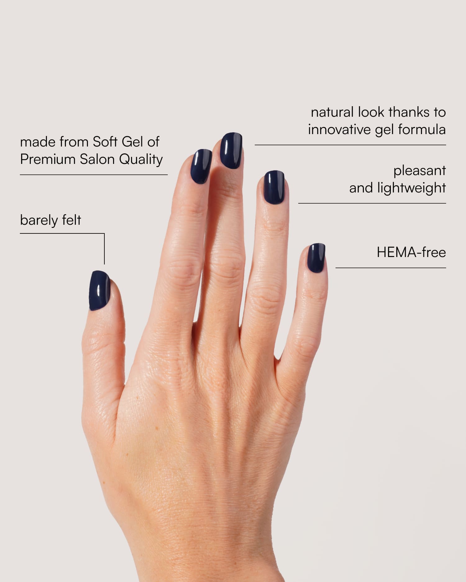 Ocean Extra Short Square Soft Gel Press Ons - Doonails US