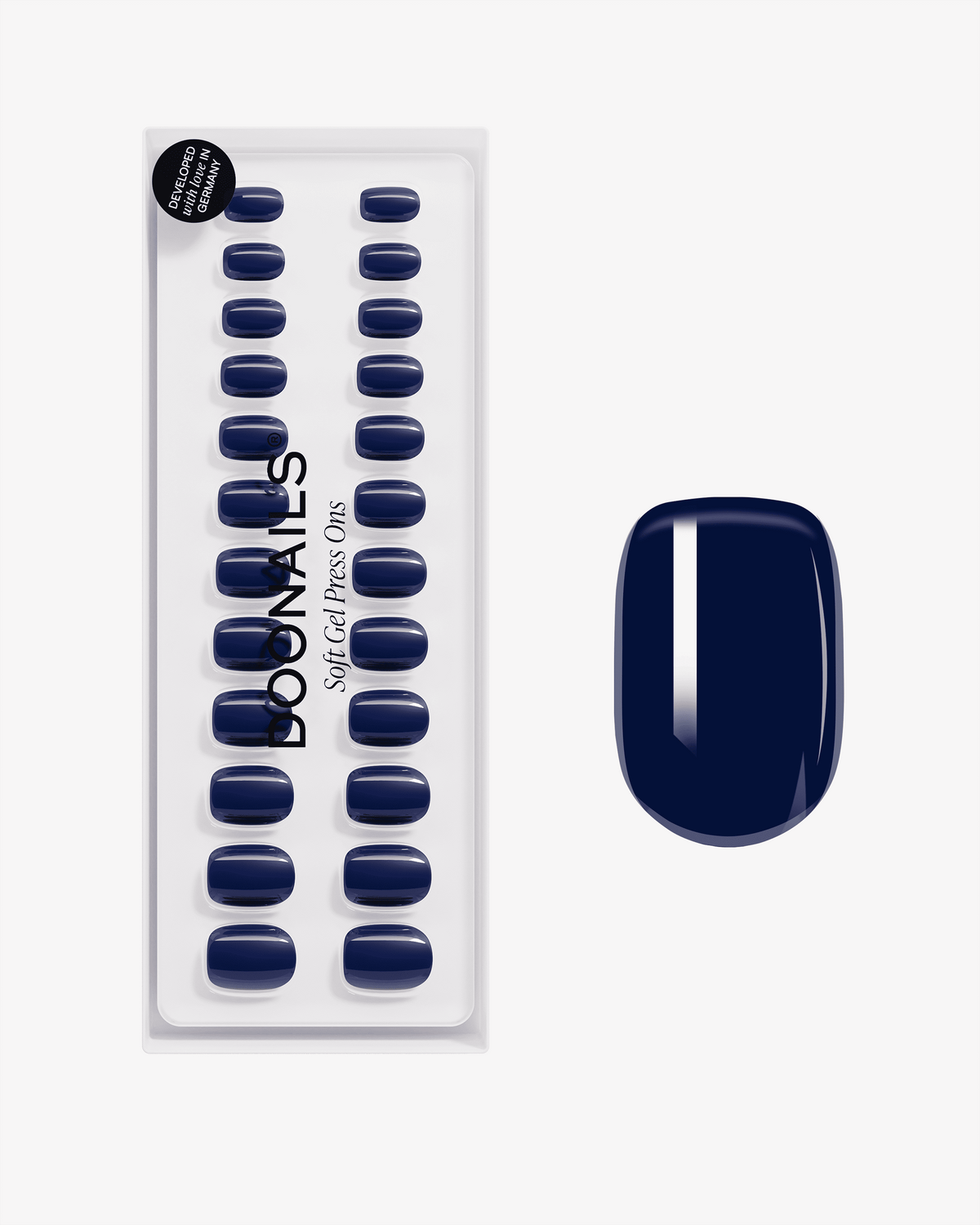 Ocean Extra Short Square Soft Gel Press Ons - Doonails US