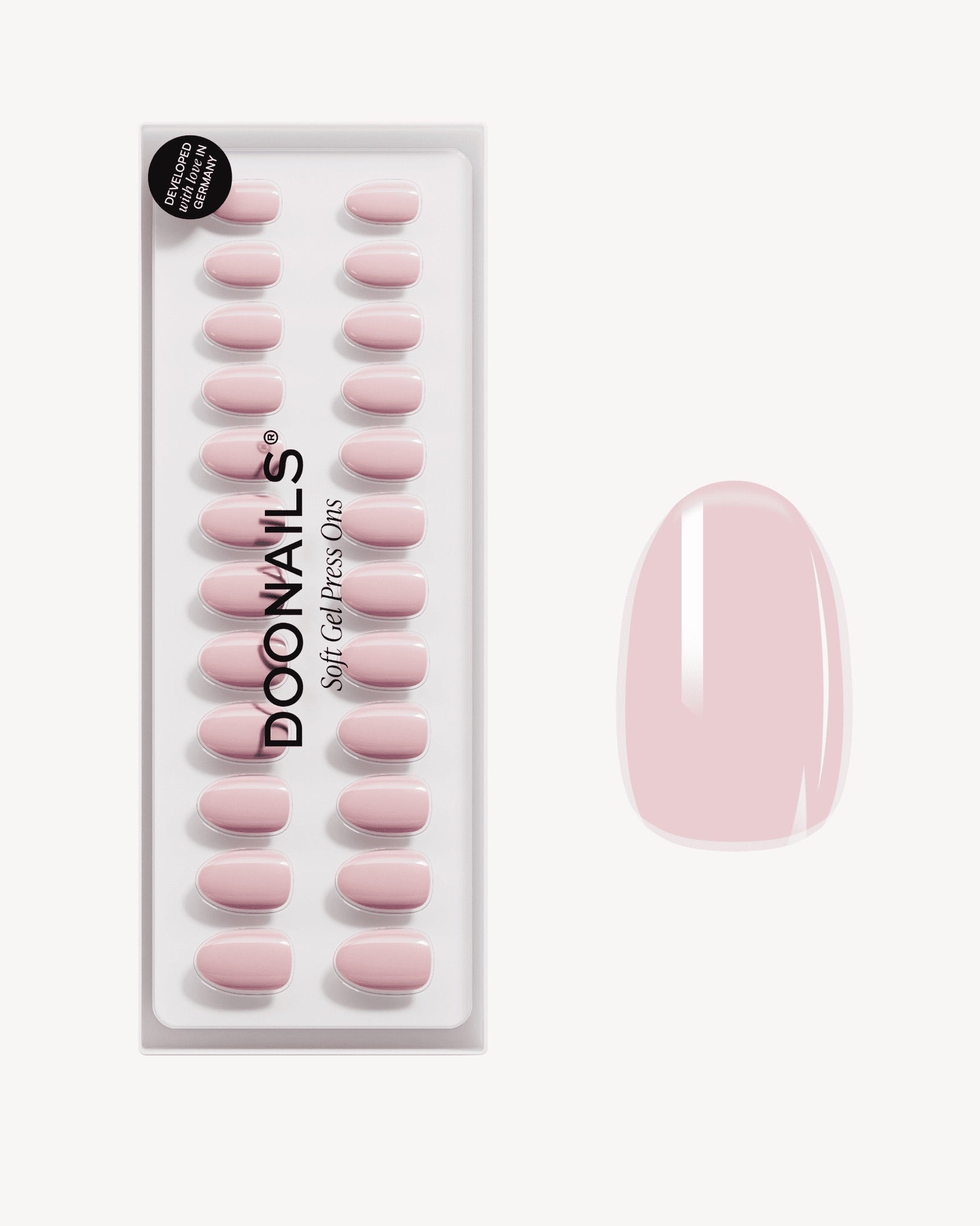 Ballerina Short Round Soft Gel Press Ons