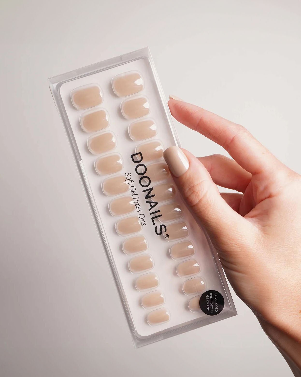 Toffee Extra Short Square Soft Gel Press Ons - Doonails US