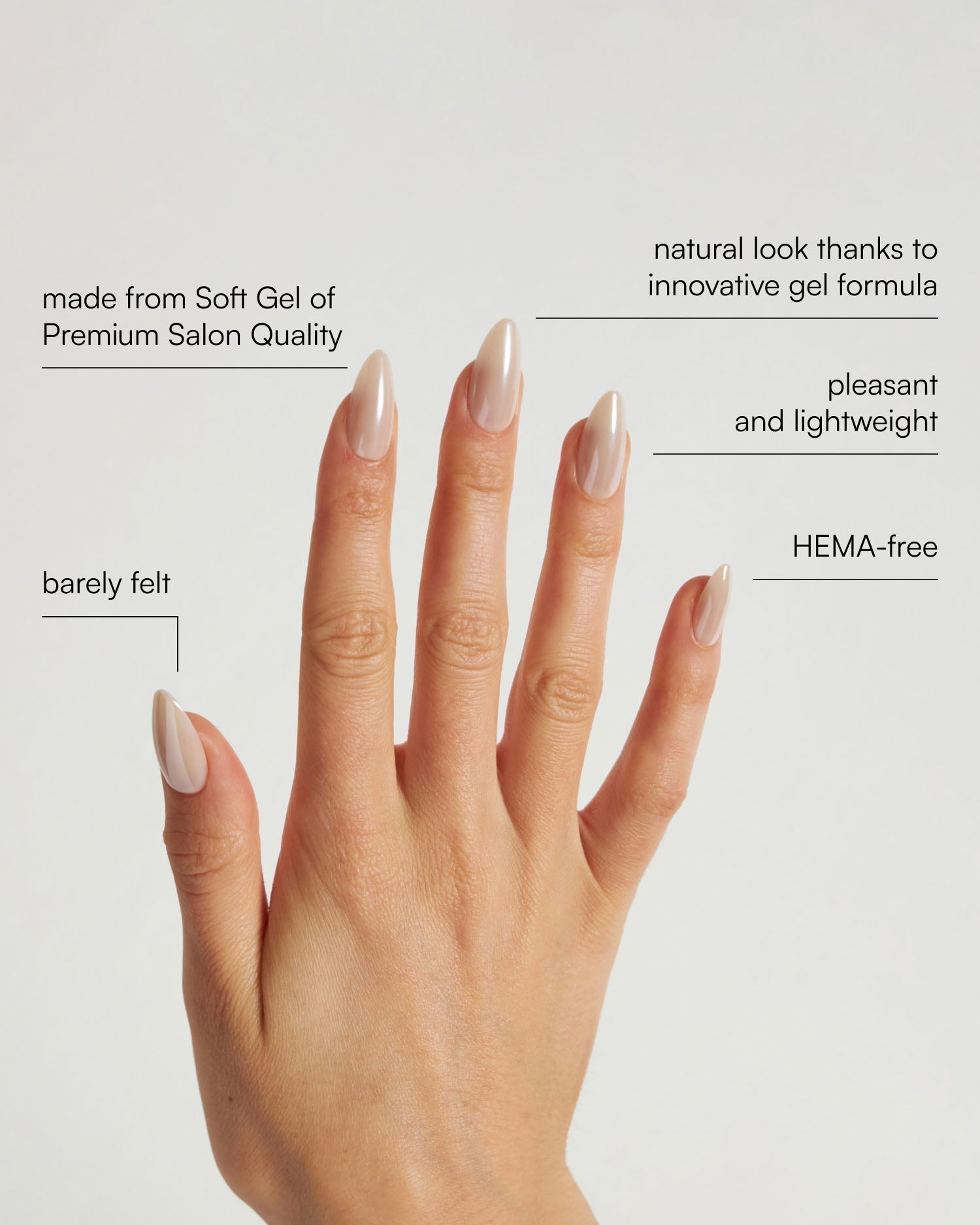 Toffee Medium Almond Soft Gel Press Ons - Doonails US